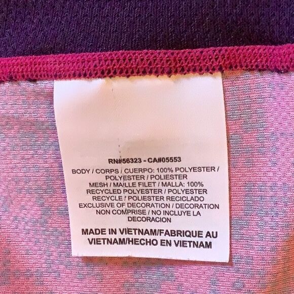 Nike Dri Fit Pink & Black Running Top. Excellent Condition Size L - Picture 4 of 4